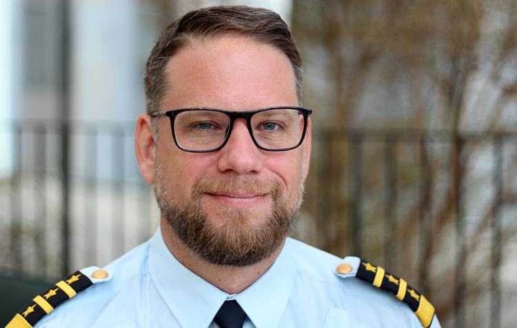 Martin Petersson från Tullverket är insatsledare för kontrolloperationen.