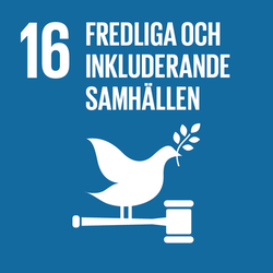 Mål 16: Fredliga och inkluderande samhällen